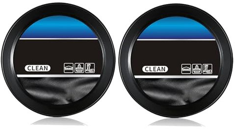 FONDUO Reinigungspaste für Lederpflege, Lederfett Farblos, Glanz Wiederherstellen und Schützt Leder Sehr Wirksam, Lederbalsam für Auto Schuhe Jacke Sofa Ledercouch,260g (2 Stück)