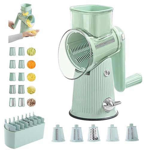 Le D Affaires 5 in 1 Cheese Grater, Vegetable Slicer, Kitchen Vegetable Chopper, Cheese Grater