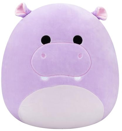 Squishmallows SQCR07702 - Hanna das lila Nilpferd 40 cm, offizielles Jazwares Plüsch, superweiches Kuscheltier