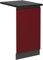 Vicco Panel Frontal del lavavajillas R-Line, Rojo, 45 cm, ET Antracita