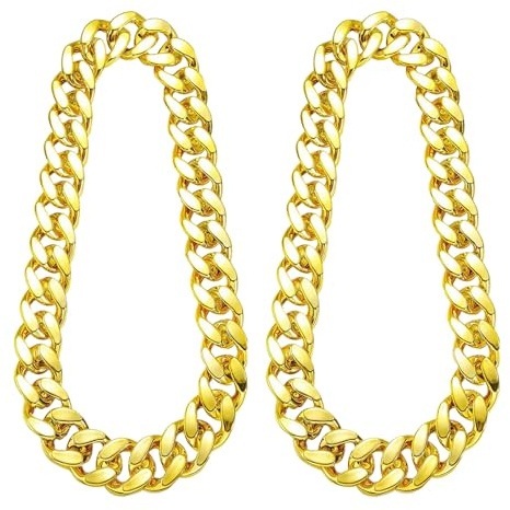 TUONYIS 2 Stück 80er/90er Jahre Hip Hop Kostüm Zubehör für Kinder Erwachsene Hippie Zubehör für Hippie Rapper Disco Outfit