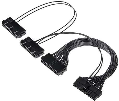 ANMITI 24Pin PC Block Synchronizer To Mining Power Supply Sync Extension Cable For Video Card