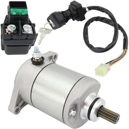 ZEMNLO Anlasser-Zündschalter mit Relaisverstärker; Zündstarterschalter, for Eiger 400 2002-2007 2WD 4WD LT-A400 LT-F400 LT-F400F LT-A400F LT-A400C, 31100-38F00 18809 18840, 2002-2006 2007 Eiger 400 St