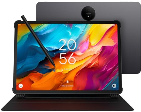 TCL NXTPAPER Tablette Android 14, bloc-notes à dessin et ordinateur portable numérique avec stylet 4096 niveaux et étui à rabat, 8 + 8 Go de RAM, 256 Go de stockage, batterie 10 000 mAh