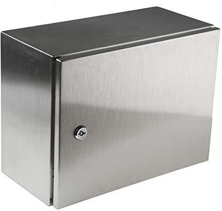RS PRO Edelstahl 304 Wandanschlusskasten farblos IP66, HxBxT 300 mm, 400 mm x 200 mm