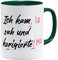 OM3® lustige Lehrer Tasse mit Spruch Lehrergeschenk | Keramik Becher | 11oz 325ml | Beidseitig Bedruckt | Grün