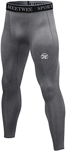 MEETWEE Herren Kompressionsshorts Boxershorts Kompressionshose Leggings Männer Sport Unterhosen Retroshorts Men Unterwäsche Atmungsaktiv