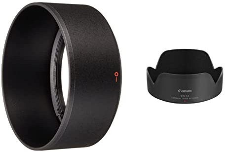 Canon EW-53 Paraluce per EF-M 15-45mm f/3.5-6.3 IS STM, Nero & ET-54B Paraluce per EF-M 55-200 mm f/4,5-6,3 IS STM, Nero/Antracite
