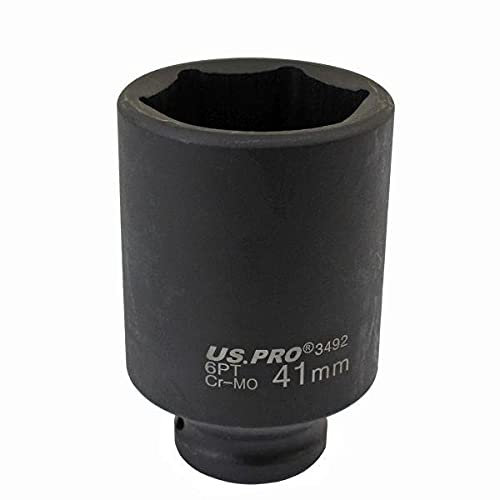 US PRO Tools 3492 Douille à choc profonde pour axe de 41 mm 1/2