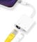 Adaptador Ethernet 2 en 1 Light-ning a RJ45, KozyOne 10Mbps/100Mbps RJ45 Ethernet con puerto de carga, compatible con iPhone/iPad/iPod, rápido y estable para juegos en línea y visualización de video