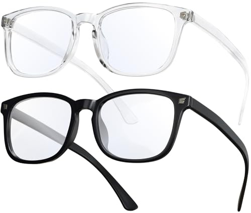 CCVOO Lesebrillen damen herren mit blaulichtfilter Augenoptik Brille Lesehilfe für Damen Herren