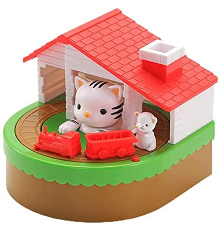shanpu Tirelire pour Enfants, Tirelire éLectronique Chat et Souris Tirelire Automatiquement Tirelire BoîTe D'éConomie
