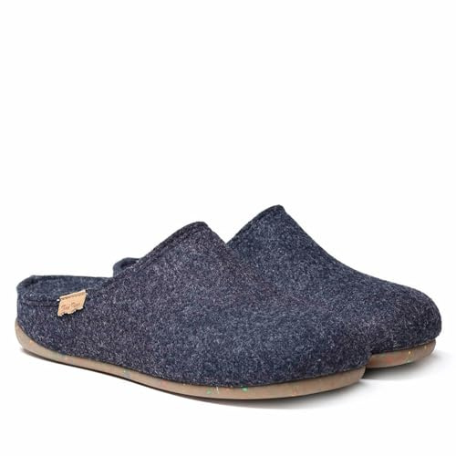 Zapatilla tipo zueco para mujer en fieltro reciclado - MONA-FR - MARI - 45