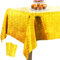 PartyWoo Folientischdecke Gold, 2 STÜCK Irisierende Tischdecke mit Punkten, 137 x 274 cm/ 54 x 108 Zoll Rechteckige Tischdecke Abwaschbar für 6 bis 8 Fuß Tisch, Tischdecke für Geburtstag, Hochzeit
