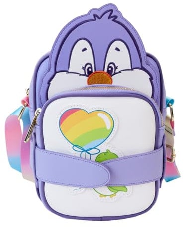 Loungefly Care Bear Cousins Cozy Heart Penguin Crossbuddies Crossbody with Coin Bag