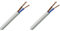 Kopp 151505841 Schlauchleitung H03 VV-F, 2 x 0.75 mm², 5 m, weiß, 5m (Packung mit 2)