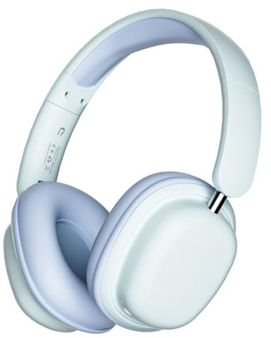 AndThere Wireless Cuffie Bluetooth On Ear Cuffie Over Ear Noise Cancelling Headphones Gaming Headset Cuffia Bluetooth Grandi Cuffie con Microfono Jack Cavo Senza Fili Cuffie per Musica Palestra PC TV