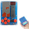 DIY Elektronik Spielekonsole Löten Bausatz,DIY Elektronik-Lötübungsset mit Acrylgehäuse,4 Retro-Spiele,Lötübungskits Retro-Spielekonsolen für Anfänger, die das Löten Lernen