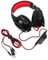 KITANDOVE Casque De Jeu USB avec Surround Vibrations Et Antibruit Écouteurs Confortables avec LED Compatibles Pc Et Gaming Noir Rouge