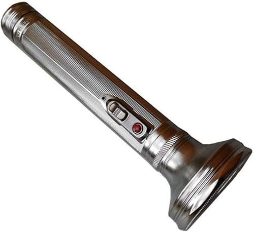 Lampe de poche en métal vintage avec interrupteur – Lampe de poche, lampe de poche alimentée par batterie for l'extérieur, le camping, utilisation d'urgence, design rétro classique