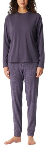 Schiesser Damen Langer Schlafanzug Pyjama Lang - 181989