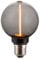 LUXULA LED Filament Leuchtmittel LINE Smoke - Globe G80 E27 2W 40lm 1800K Warmweiß dimmbar - Vintage Design Ambiente Deko Glühbirne Lampe