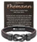 FAOMZQ Geschenke an Meinen Ehemann, Ich Liebe Dich Geschenk für Männer mit Gravur, Armband Geschenk für Meinen Mann Ehemann zum Geburtstag Valentinstag Weihnachten Hochzeitstag Jahrestag