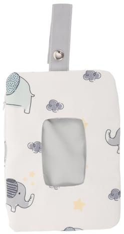 TOYANDONA Wipe Holder Wiederverwendbarer Feuchttuchspender Für Unterwegs Praktische Wickeltasche Für Stylischer Organizer Für Kinderwagen Großes Fassungsvermögen Multifunktional Für