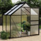 Invernadero para muebles de hogar y jardín, antracita, aluminio, 2,47 m