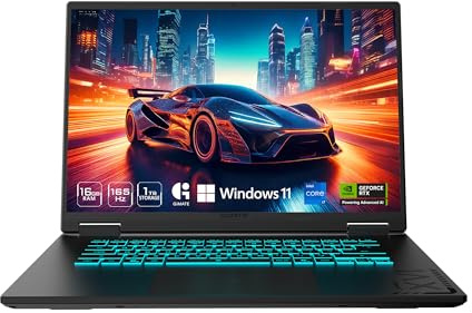 GIGABYTE - Gaming A16 Gaming Laptop - 165Hz 1920x1200 WUXGA - NVIDIA GeForce RTX 5060 - Intel i7-13620H - 1TB SSD with 16GB DDR5 RAM - Windows 11 Home AD Gaming A16 CVHI3US894SH