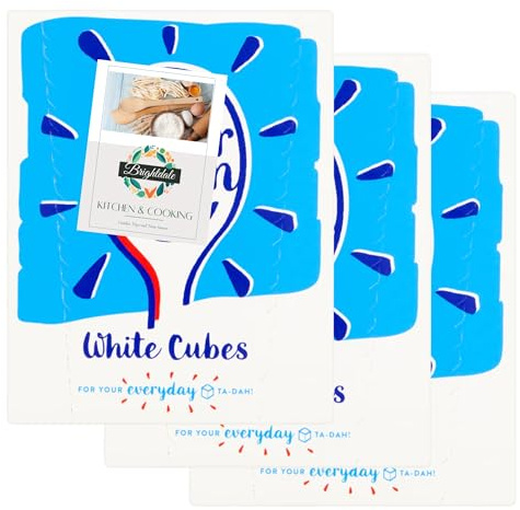 Sugar Cube Bundle with 3 Pack of Silver Spoon Sugar Cubes, 500g with Brightdale Kitchen Booklet