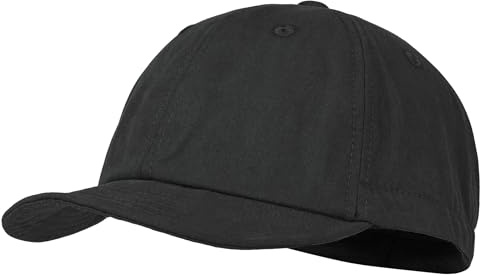CLAPE Baseballkappe mit Kurzer Schirm Weich Leicht Faltbar Verstellbar | Einfarbig,Formbarer Schirm für 2 Tragevarianten,Short Brim Baseball Cap für Herren,Damen,Alltag,Casual,Reisen,Streetwear
