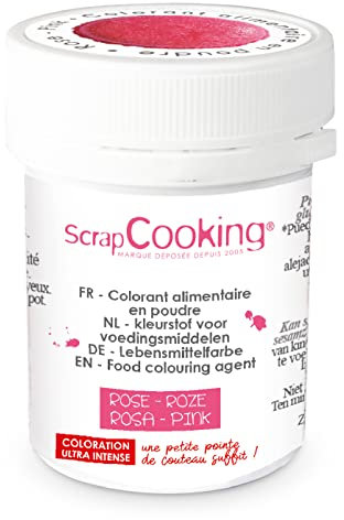 Scrapcooking Colorant Artificiel en Poudre Rose 5 g