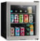 Subcold Super50 LED – Mini Fridge | 50L Beer, Wine & Drinks Fridge | LED Light + Lock and Key | Energy Efficient (Stainless Steel)