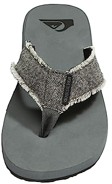 Quiksilver Monkey Abyss, Sandalia Hombre, Gris (Grey/Black/Grey Xskc), 42 EU