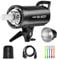 GODOX SK400II 400Ws Studioblitz Stroboskoplicht mit Bowens-Halterung und Lampenkopf, 150W Modellierlampe für Studio, Aufnahmen, Standort und Porträtfotografie