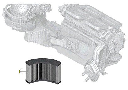 BMW - Microfiltro originale per BMW Serie 3 F30/F31