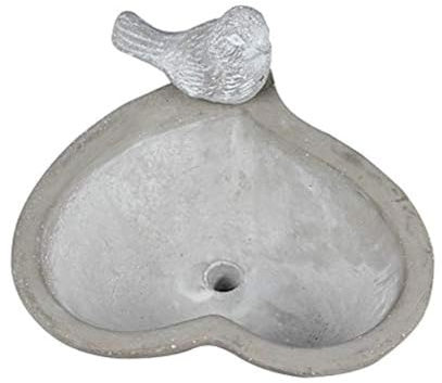 Nicole Silicone Mold Pot De Fleur En Pot Moule Coeur Forme Avec Oiseau Craft Ciment Jardin Décoration Outil