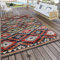 Paco Home In- & Outdoor Teppich Modern Zickzack Muster Terrassen Teppich Bunt, Grösse:240x340 cm