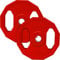 BodyRip Polygonal Colour Weight Plate | 2x 5kg, 1 Standard Hole | Dumbbell or Barbell | Home Gym Training, Weightlifting