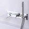 Led Salle De Bains Robinet De Douche LED Cascade Baignoire Mélangeur De Douche Montage Mural Mitigeur Mitigeur Baignoire Mélangeur D'eau Robinet-Chrome