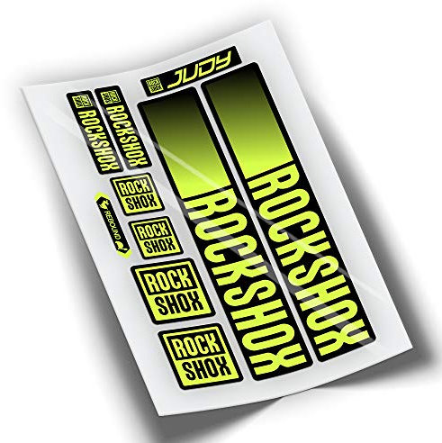 Adesivi Forcella ROCKSHOX Judy 2021 Colori WP443 Giallo Fluor