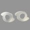 Chainmail Doorknob Grips, 2 Pack - White, Modern Style, Silicone Material, Easy to Install & Use, Glow Inserts, Safe for Kids & Seniors