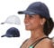 TrailHeads UV-Schutz, Laufmützen für Damen, LSF 50+, Sommerhüte für Damen, Baseballkappe, Tennis, Golf, Fitnessstudio, Workout, Weiß und Marineblau, Einheitsgröße