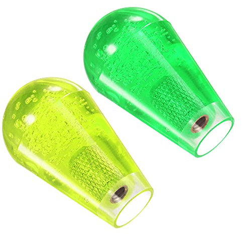 uxcell Ellipse Oval Joystick Head Rocker Ball Top Handle Arcade Game Replacement Yellow Green