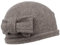 Seeberger Walkmütze mit Schleife Wollmütze Wintermütze Damenmütze Filzmütze (One Size - beige)