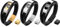 JewelryWe Schmuck 3pcs Lebensbaum Armband Herren Lederarmband Baum des Lebens Leder Geflochten Verstellbar Armreif Manschette Wickelarmband mit Edelstahl Magnetverschluss, Schwarz Gold Silber
