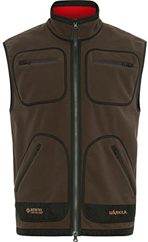 Härkila | Kamko fleece waistcoat | Professionelle Jagd Kleidung & Jagd Zubehör für Herren & Damen | Skandinavische Qualität Made to Last | Brown/Red, L