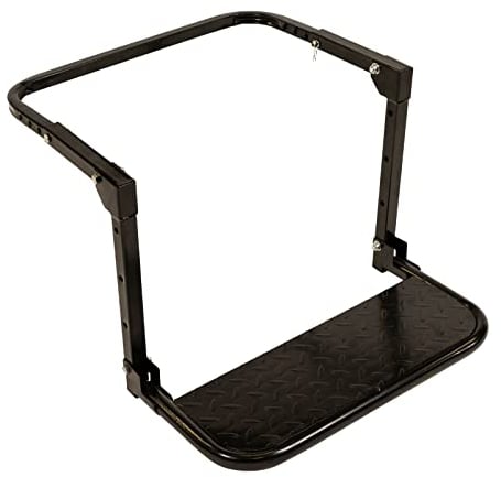 AG Automotive Radtritt Trittstufe Reifenauftritt für 14 bis 20 Zoll Felgen klappbar schwarz
