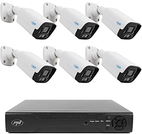 PNI Videoüberwachungspaket NVR House IP716 und 6 Kameras IP125, 5MP